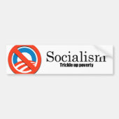 Socialisme - Armoede verstikken Bumpersticker (Voorkant)