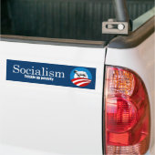 Socialisme - Armoedebestrijding in de kiem Bumpersticker (Op Truck)