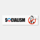 socialisme bumpersticker (Voorkant)