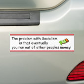 socialisme bumpersticker (Op auto)