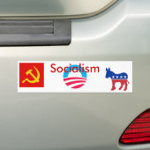 socialisme bumpersticker (Op auto)