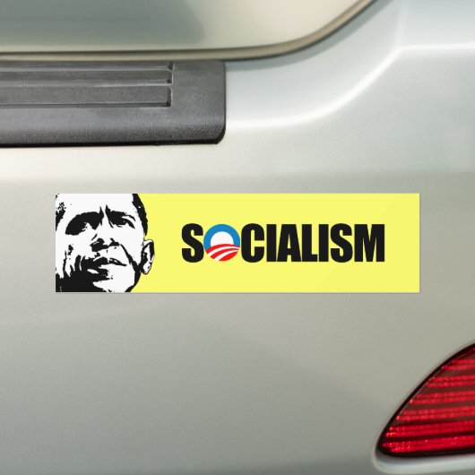socialisme bumpersticker (Op auto)