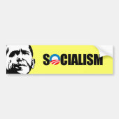 socialisme bumpersticker (Voorkant)