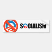 socialisme bumpersticker (Voorkant)