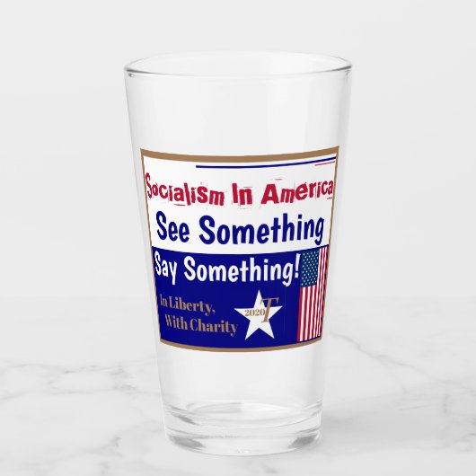 Socialisme in Amerika Zie Iets Zeg Iets Glas (Voorkant)