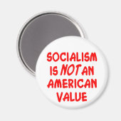 Socialisme is geen Amerikaanse waarde Magneet (Voorkant / Achterkant)