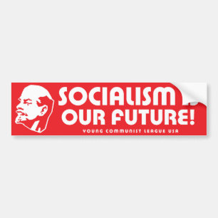 "Socialisme is onze toekomst!" YCLUSA Bumpersticker