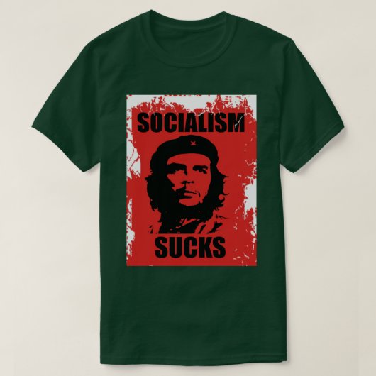 Socialisme is waardeloos t-shirt (Design voorkant)