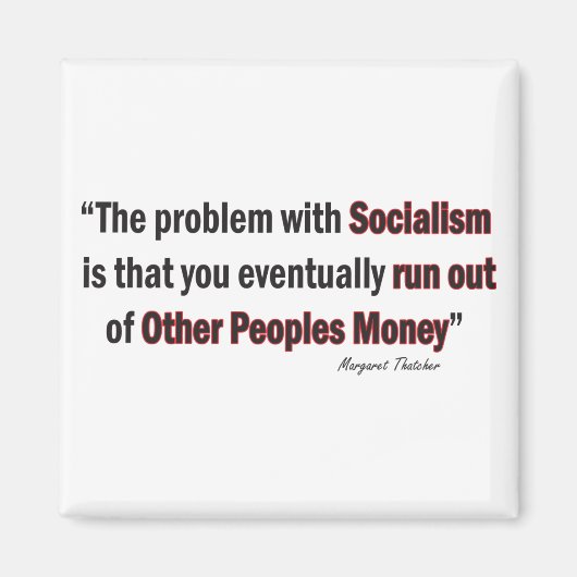 SOCIALISME MAGNEET (Voorkant)
