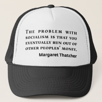 Socialisme Margaret Thatcher Quote Trucker Pet