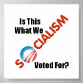 SOCIALISME POSTER (Voorkant)