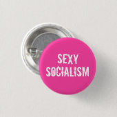 socialisme ronde button 3,2 cm (Voorkant /achterkant)