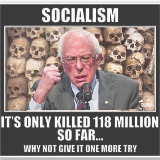 socialisme sticker (Voorkant)