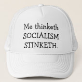 SOCIALISME STINKETH TRUCKER PET (Voorkant)