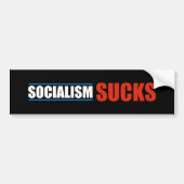 Socialisme Sucks Bumpersticker (Voorkant)
