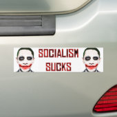 Socialisme Sucks Bumpersticker (Op auto)