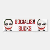Socialisme Sucks Bumpersticker (Voorkant)