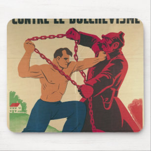 Socialisme tegen Bolsjevisme voor een vrije markt Muismat