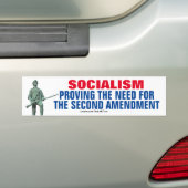 Socialisme ter staving van de noodzaak van het twe bumpersticker (Op auto)