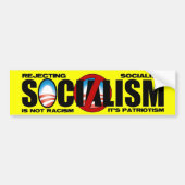 Socialisme verwerpen bumpersticker (Voorkant)