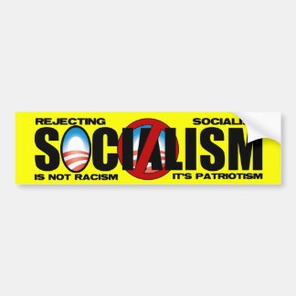 Socialisme verwerpen bumpersticker