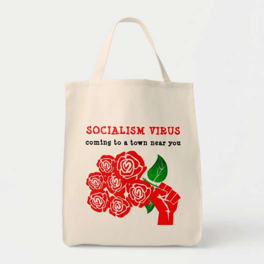 Socialisme viruszak tote bag (Voorkant)