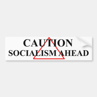 Socialisme voorop bumpersticker