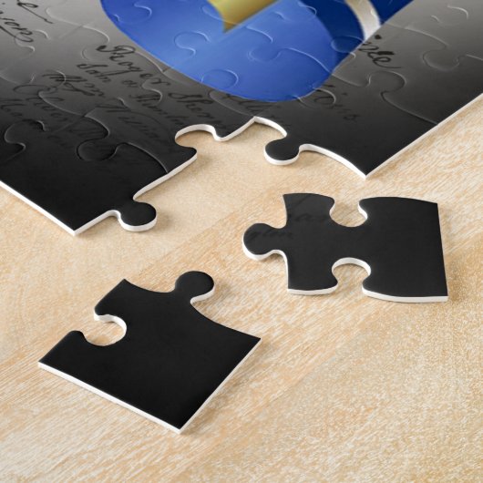 Socialisme VS ~ "Over My Dead Body" ~ Oom Sam ~ Legpuzzel (Zijkant)