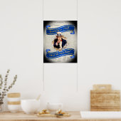 Socialisme VS ~ "Over My Dead Body" ~ Oom Sam ~ Poster (Keuken)