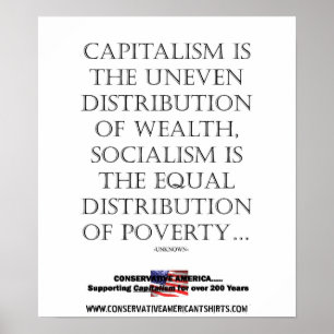 SOCIALISME WERKT NIET POSTER