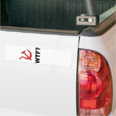 Socialisme? WTF? Bumpersticker (Op Truck)