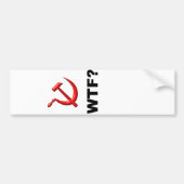 Socialisme? WTF? Bumpersticker (Voorkant)