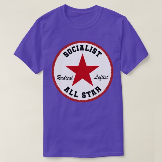 Socialist All Star T-shirt (Design voorkant)