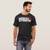 Socialist Alternative Logo (White Text) Classic T- T-shirt (Voorkant volledig)