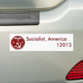 Socialist, Amerika ... - Gepersonaliseerd Bumpersticker (Op auto)