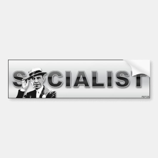 socialist bumpersticker (Voorkant)
