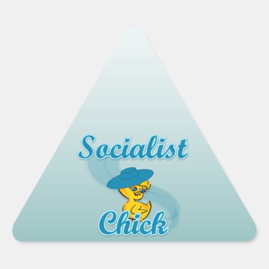 Socialist Chick #3 Sticker (Voorkant)