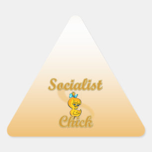 Socialist Chick Sticker