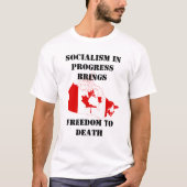 socialist in canada t-shirt (Voorkant)