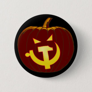 Socialist Jack-O-Lantern Ronde Button 5,7 Cm