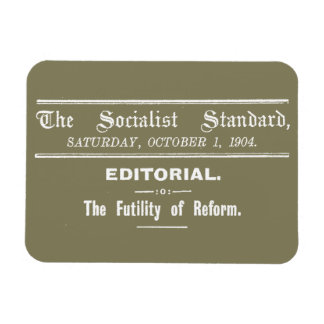 Socialist Standard 1904 oktober Redactie beige Magneet