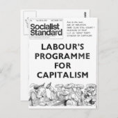 Socialist Standard October 1972 Briefkaart (Voorkant / Achterkant)