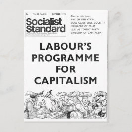 Socialist Standard October 1972 Briefkaart
