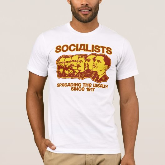 Socialisten: Verspreiden van het Shirt Vermogensbe (Voorkant)
