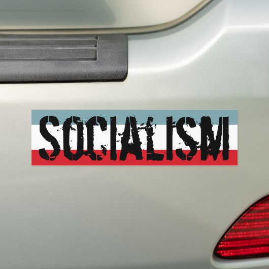 Socialistische Bumpersticker (Op auto)