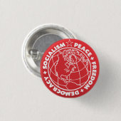 Socialistische Button (Voorkant /achterkant)