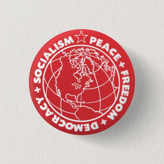 Socialistische Button (Voorkant)
