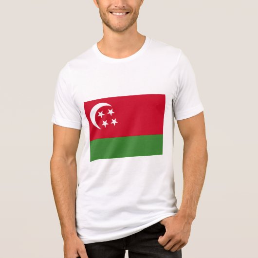 Socialistische Comoren Vlag T-shirt (Voorkant)