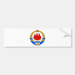 Socialistische Federale Republiek Joegoslavië Emb Bumpersticker