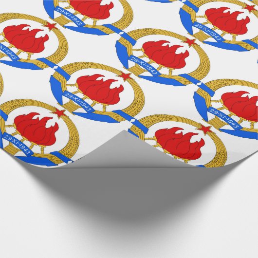 Socialistische Federale Republiek Joegoslavië Embl Cadeaupapier (Hoek)